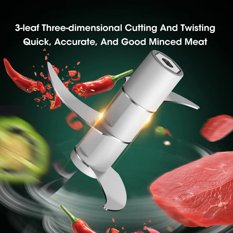 Electric Garlic Masher Portable Chopper