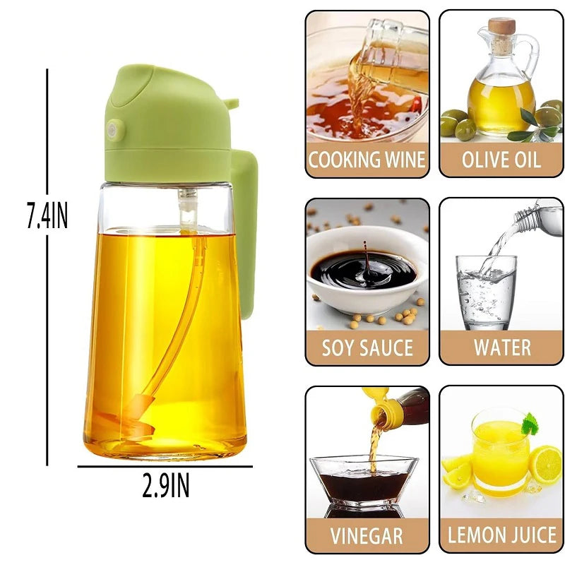 2 in 1 Oil Spray Bottle